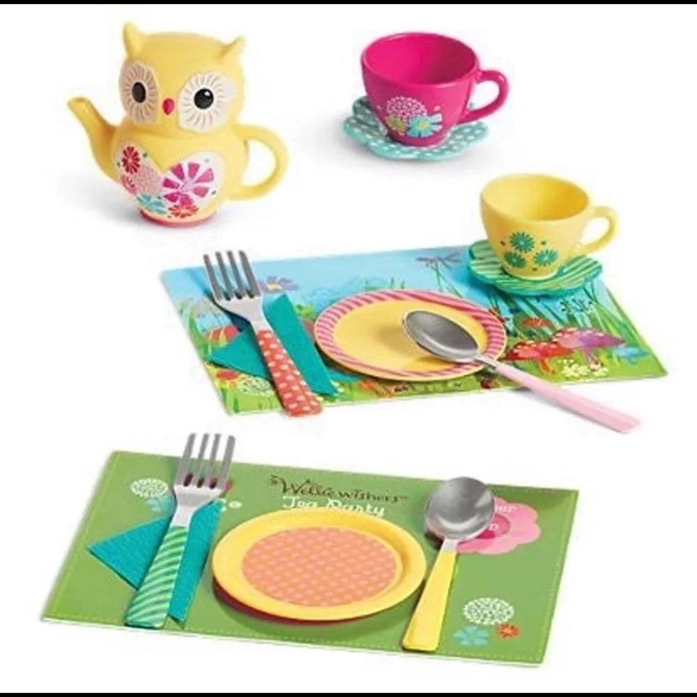 american girl tea for 2 play set